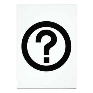 Question Mark Cards - Greeting & Photo Cards | Zazzle