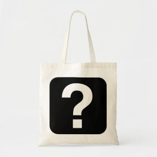 Question mark tote bag