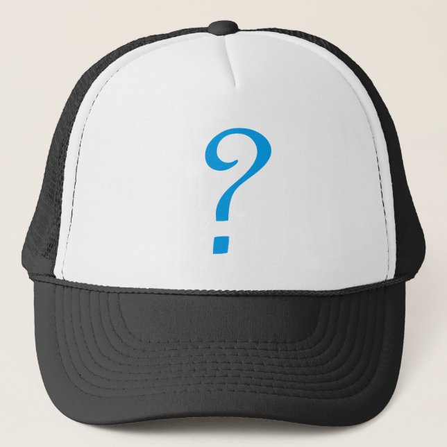 Question Mark Trucker Hat (Front)