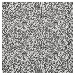 Question mark typographic pattern design fabric