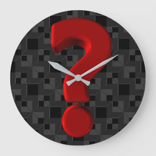 Question Mark Wall Clock