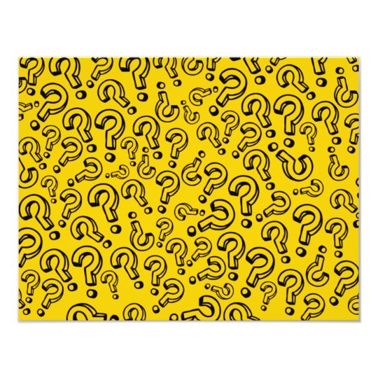 Question Marks Card