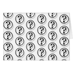 Question Marks Cards