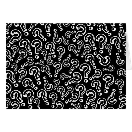 Question Marks Cards (Front Horizontal)