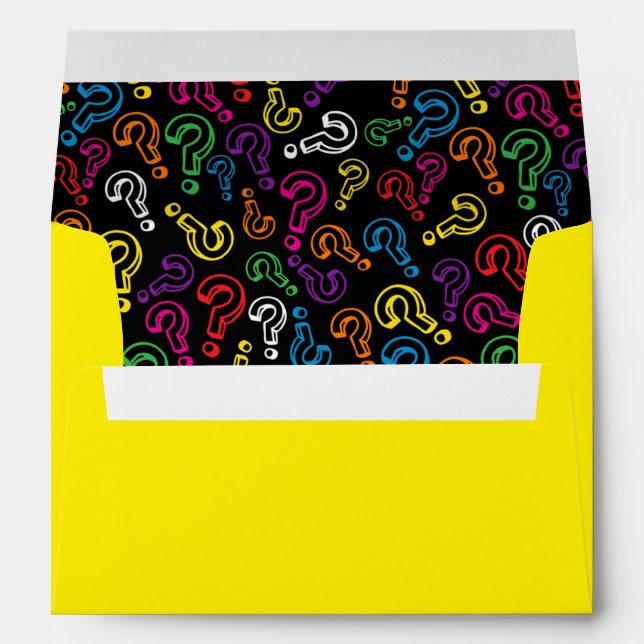 Question Marks Envelope (Back (Bottom))