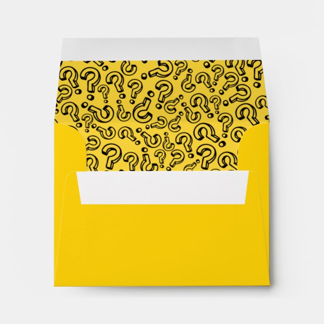 Question Marks Envelope (Back (Bottom))