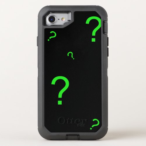 Question Marks OtterBox Defender iPhone SE87 Case