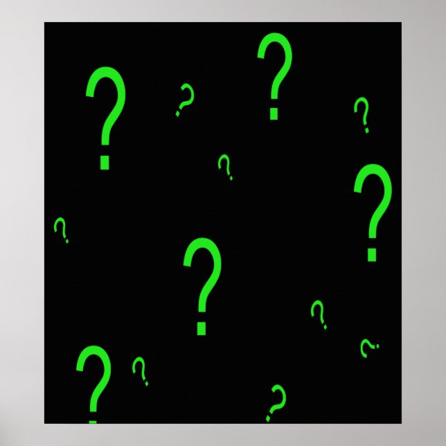 Question Marks Poster (Front)