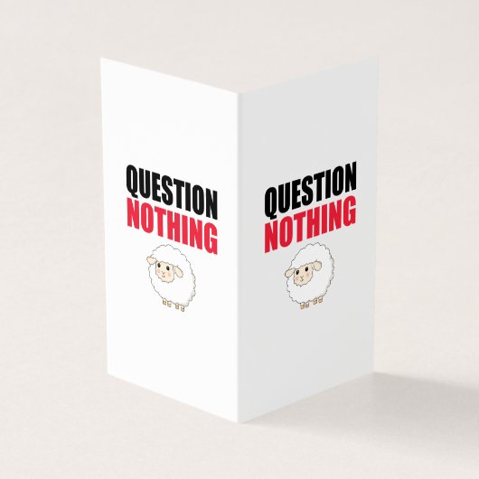 Question Nothing Sheep (Outside)