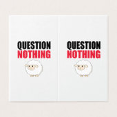 Question Nothing Sheep (Outside Unfolded)