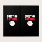 Question Nothing Sheep (Outside Unfolded)