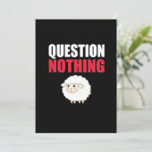 Question Nothing Sheep (Standing Front)
