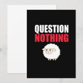 Question Nothing Sheep (Front/Back)