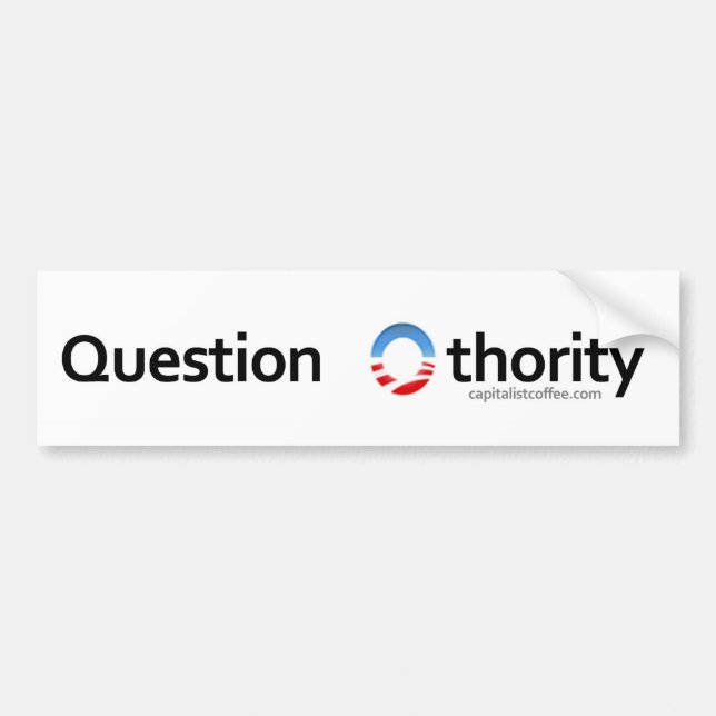 Question Othority Bumper Sticker (Front)