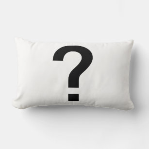 question pillow