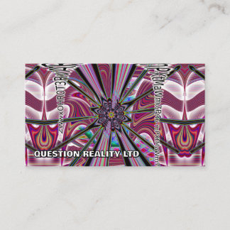 QUESTION REALITY LTD (you can change the words) Business Card