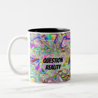 Question Reality Two-Tone Coffee Mug