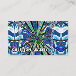 QUESTION REALITY (You may change the words) Business Card