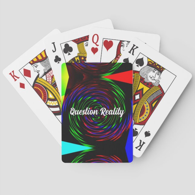 Question Reality ( you may change the words ) Poker Cards (Back)