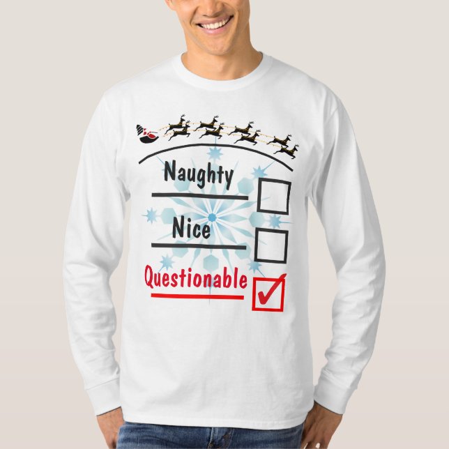 Questionable Christmas T-Shirt (Front)