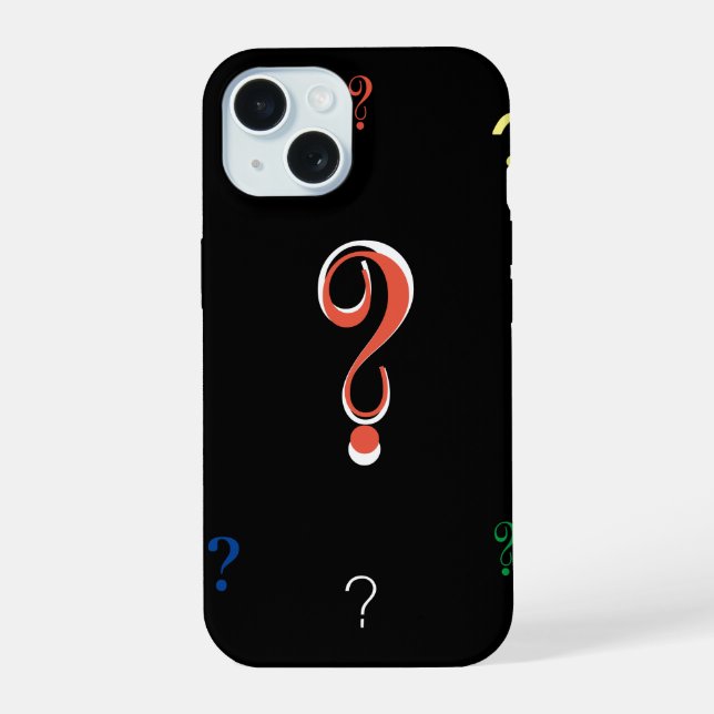 Questions  iphone case (Back)