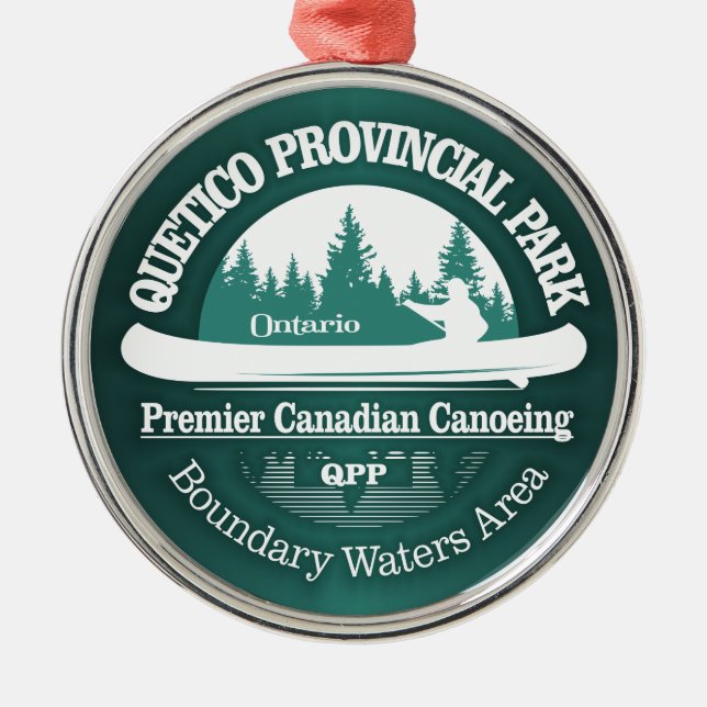 Quetico PP (CT) Metal Ornament (Front)