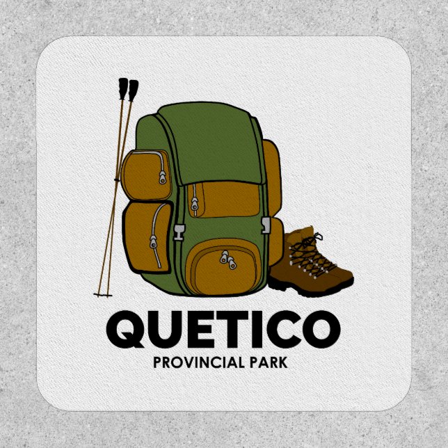 Quetico Provincial Park Backpack Patch (Front)