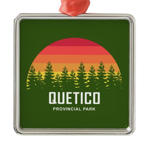 Quetico Provincial Park Metal Ornament