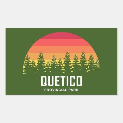 Quetico Provincial Park Rectangular Sticker