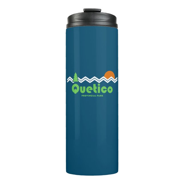 Quetico Provincial Park Retro Thermal Tumbler (Front)