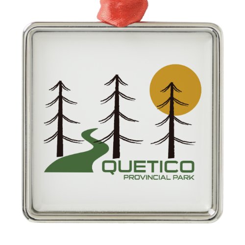 Quetico Provincial Park Trail Metal Ornament