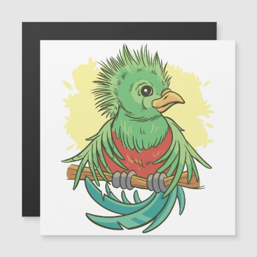 Quetzal bird animal cartoon design