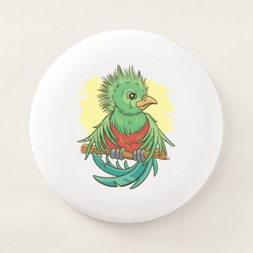 Quetzal bird animal cartoon design Wham_O frisbee
