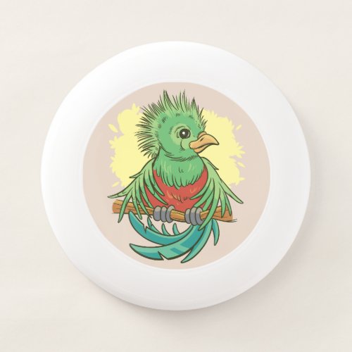 Quetzal bird animal cartoon design Wham_O frisbee