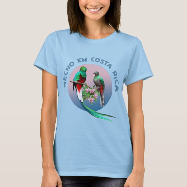 Quetzal Love, Hecho en Costa Rica t-shirt (Front)