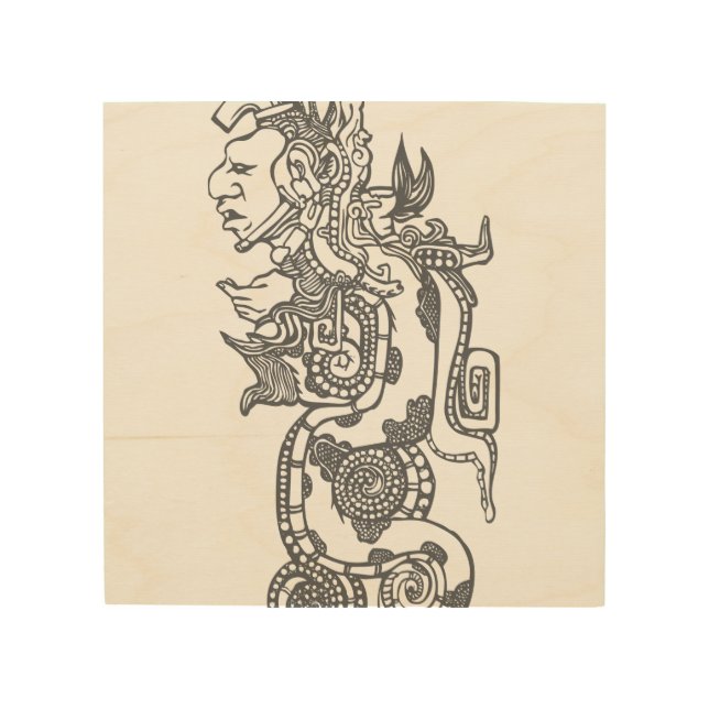 Quetzalcoatl Aztec Art (Front)