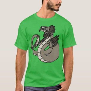 Quetzalcoatl Aztec Feathered Serpent Mayan Inca To T-Shirt