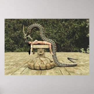 Quetzalcoatl Descending 003 Poster