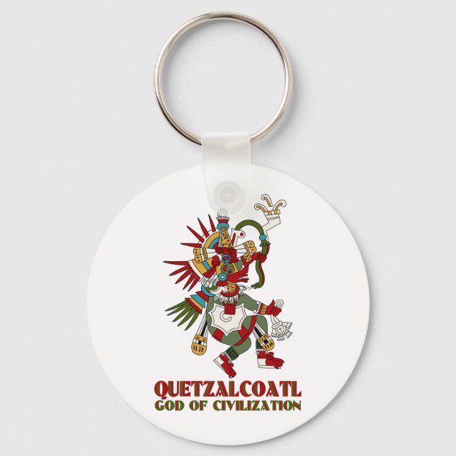 Quetzalcoatl Keychain (Front)