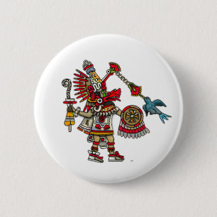 Quetzalcoatl Pinback Button