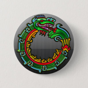 Quetzalcoatl Pinback Button