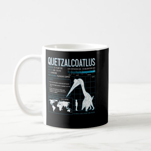 Quetzalcoatlus  Dinosaur Fact Species Vintage Gift Coffee Mug