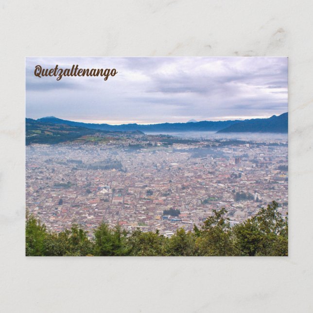 Quetzaltenango, Guatemala, Cerro El Baúl Postcard (Front)
