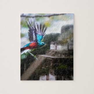 Quetzel in Tikal Jigsaw Puzzle