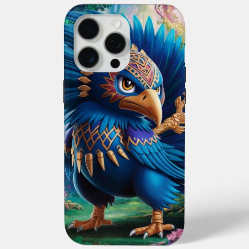 Quetzoraven Guardian of the Aztec Forest iPhone 15 Pro Max Case