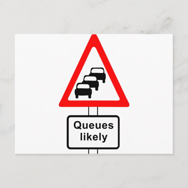 Queues Likely Symbol Postcard (Front)