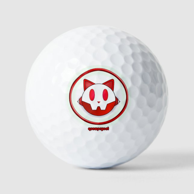 QUEWPEYCAT - GET READY! GOLF BALLS (Front)