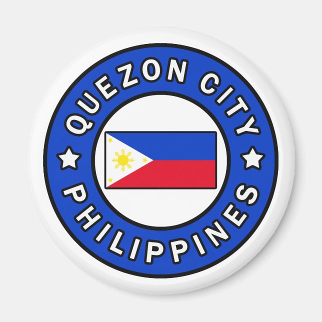 Quezon City Philippines Magnet (Front)