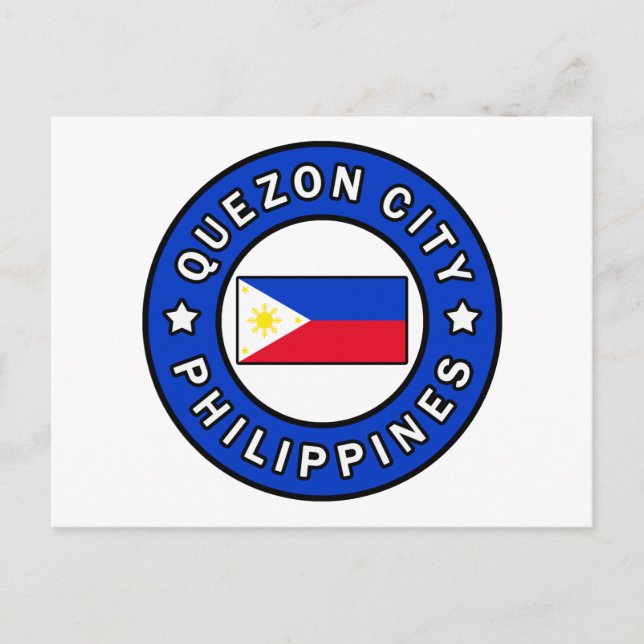 Quezon City Philippines Postcard (Front)