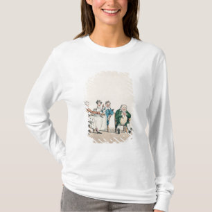 Qui dort dine', caricature of a man sleeping T-Shirt